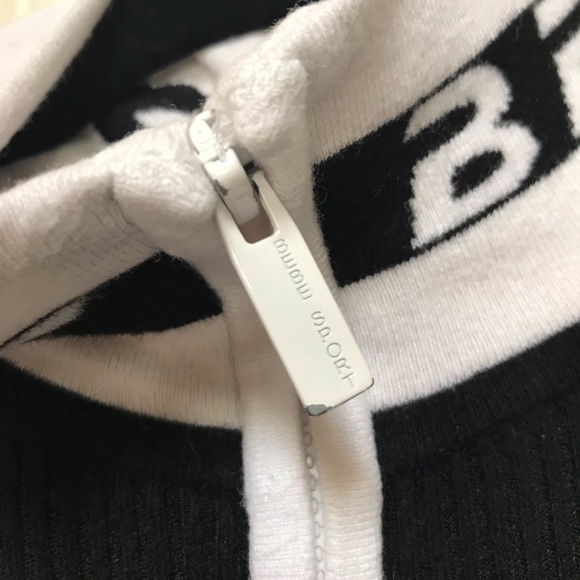 bebeSports • Black & White Zip Up Jacket Small - Picture 4 of 8